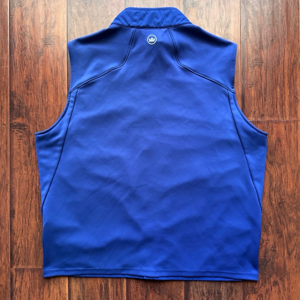 Peter Millar Hyperlight Fuse Hybrid Full Zip Golf Vest Men's XL Blue Performance - Picture 10 of 16